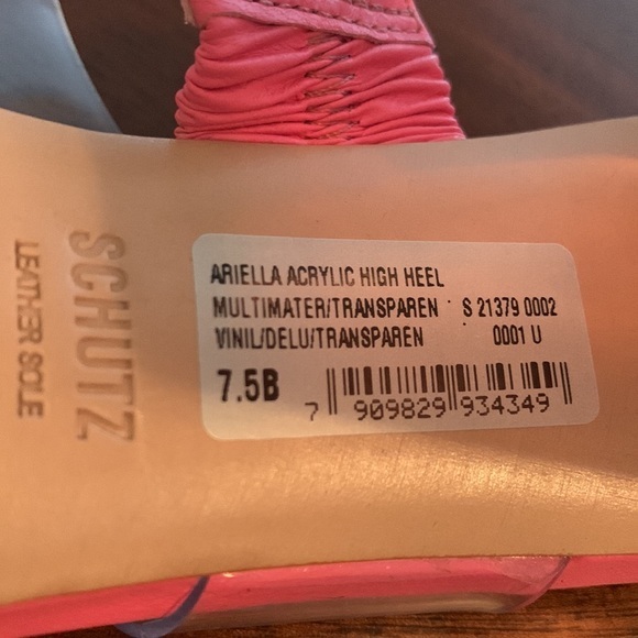 ‼️NWT SCHUTZ ARIELLA ACRYLIC HIGH HEEL! - Picture 13 of 13